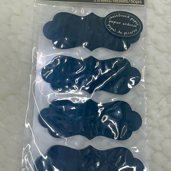 Recollections Chalkboard Paper Label Stickers - Picture 1 of 7